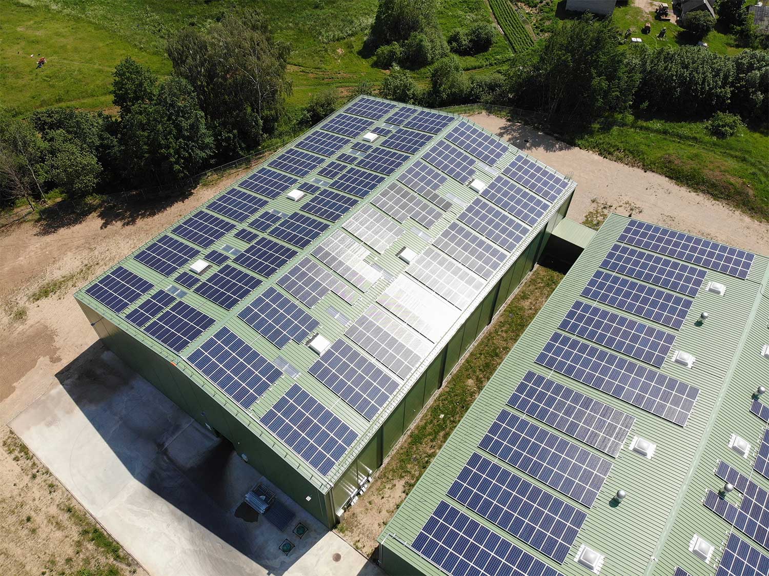 UAB Hoda saulės elektrinių projektas su Bisol saulės moduliais