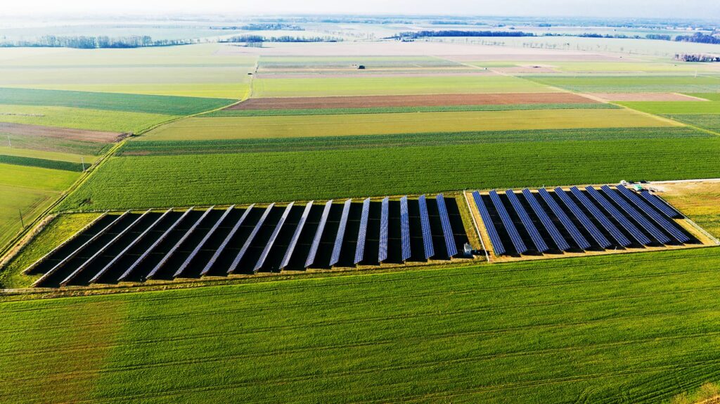 Krzyżowice saulės elektrinės Eternia solar esančios Lenkijoje