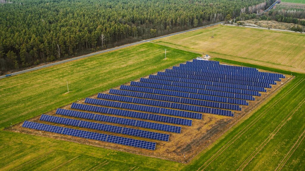 Nowa Wieś Książęca saulės elektrinės Lenkijoje