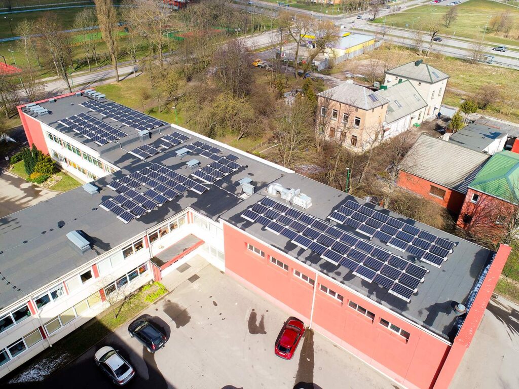 Bisol modulių saulės elektrinės Klaipėdos pradinės mokyklos