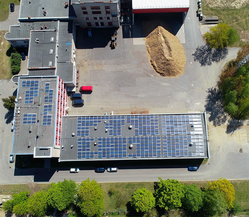 100kW galios saulės elektrinės projektas