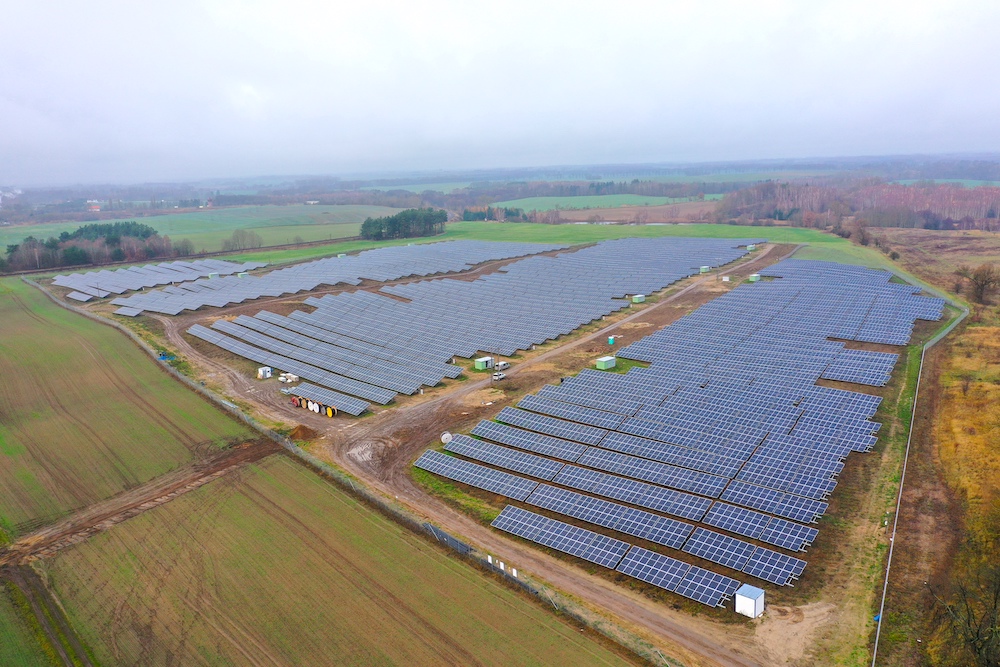 Elektrownia słoneczna na ziemi w polsce wieś w Polsce